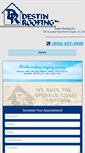Mobile Screenshot of destinroofing.com